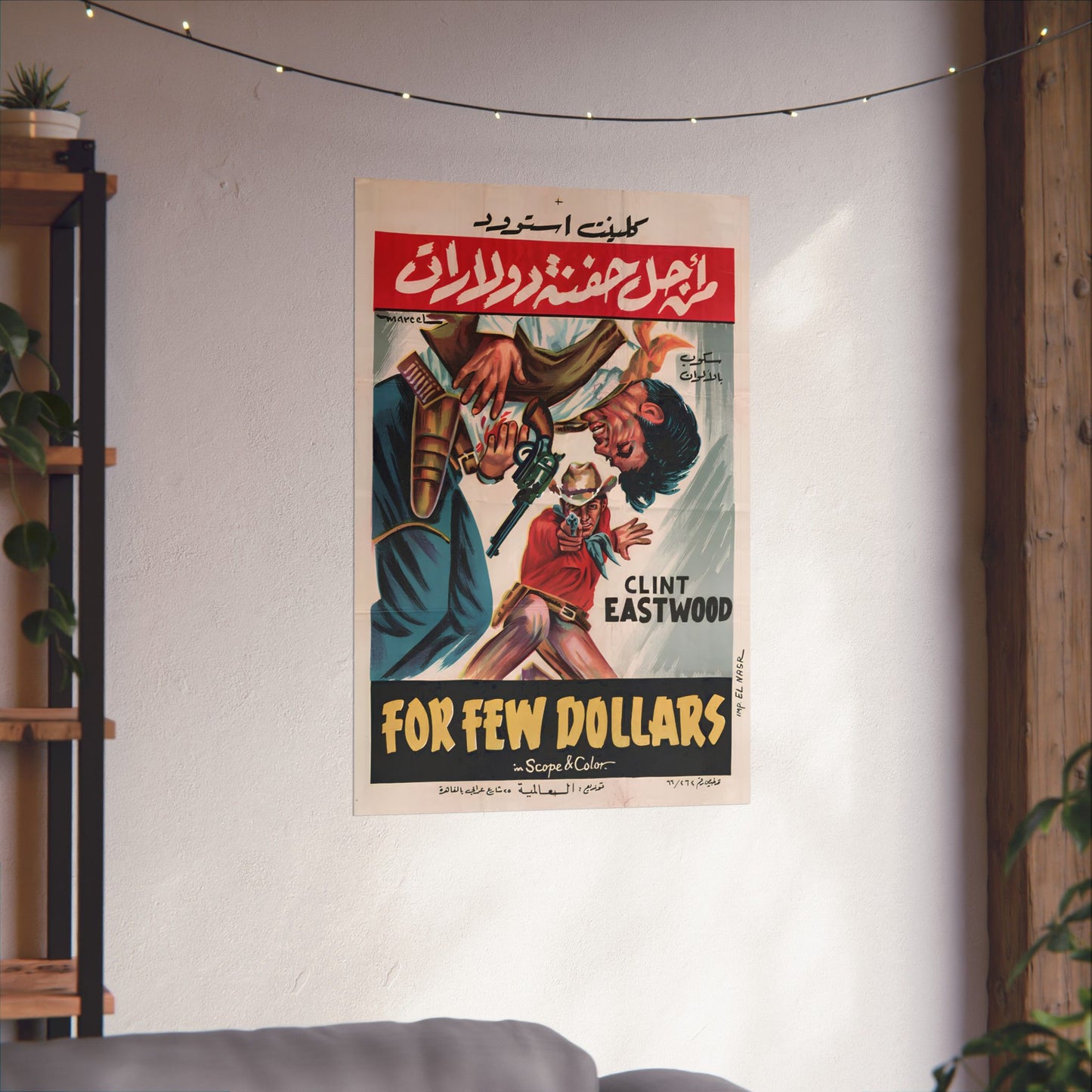 Por unos pocos dólares más (1965) من أجل حفنة دولارات - Spaghetti Western Egypt Póster