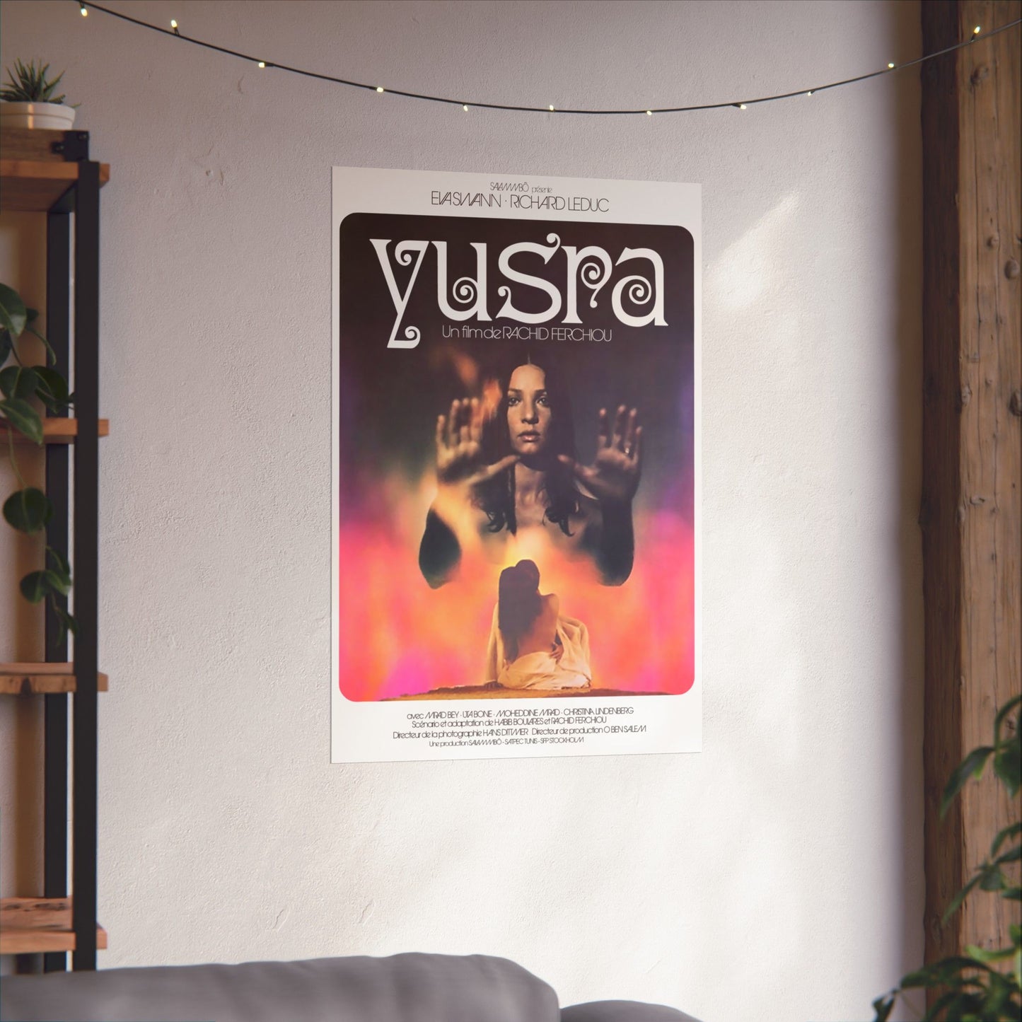 "Yusra" (1971) - Reimpresión premium de cine tunecino - Clásico de Rachid Ferchiou