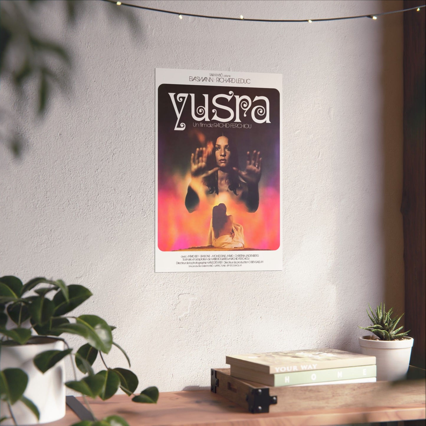"Yusra" (1971) - Reimpresión premium de cine tunecino - Clásico de Rachid Ferchiou