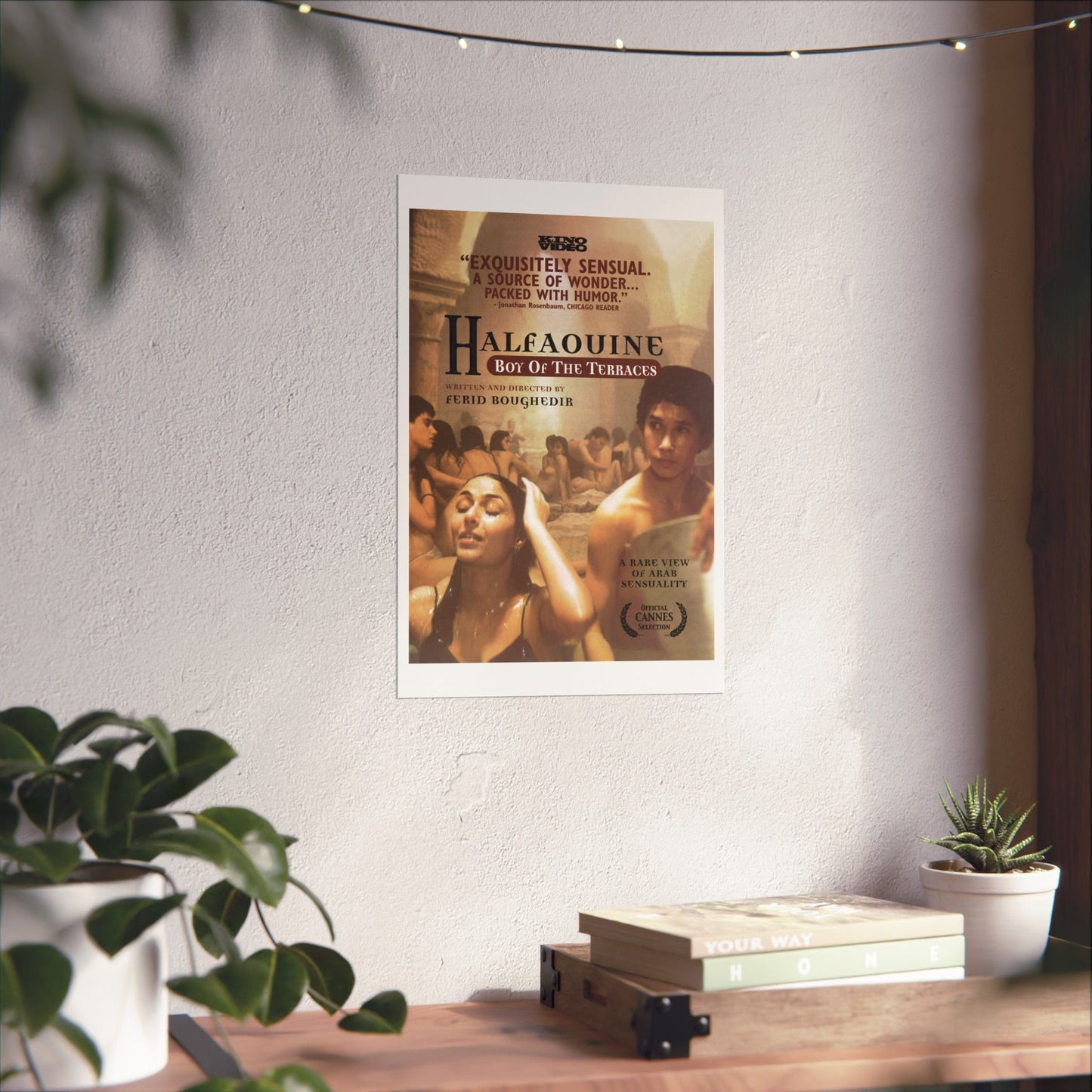 "Halfaouine: El niño de las terrazas" (1990) عصفور السطح - Reimpresión premium de película tunecina - Edición de coleccionista