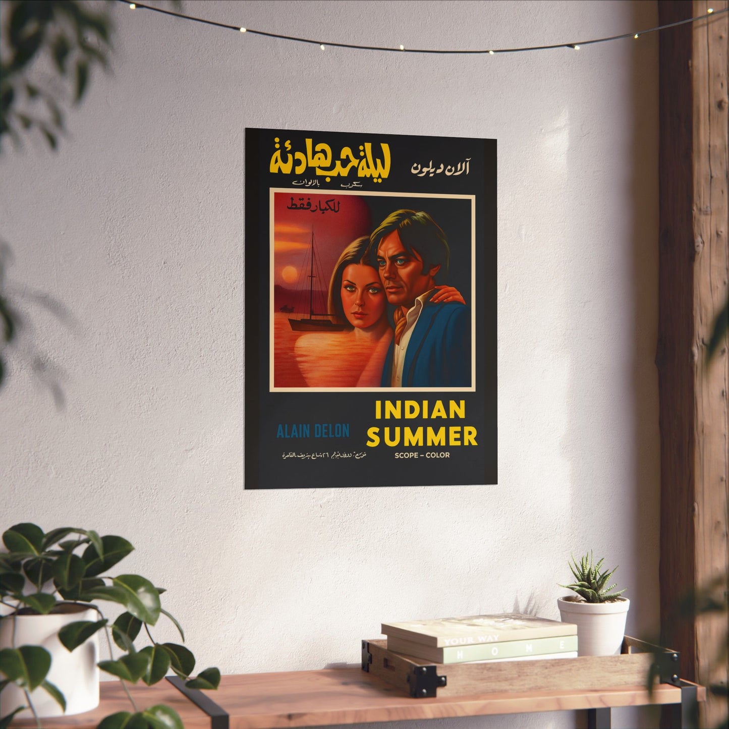 "Verano indio" (1972) ليلة حب هادئة - Reimpresión premium euro-romance - Alain Delon