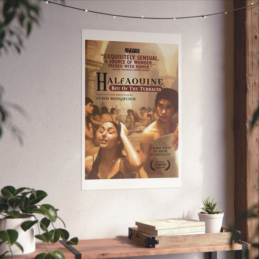 "Halfaouine: El niño de las terrazas" (1990) عصفور السطح - Reimpresión premium de película tunecina - Edición de coleccionista