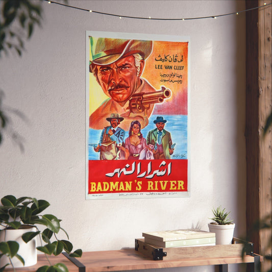 Badman's River - أشرار النهر (1971) Western español/italiano - Póster de estreno egipcio 