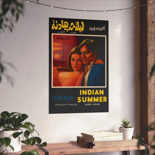 "Verano indio" (1972) ليلة حب هادئة - Reimpresión premium euro-romance - Alain Delon
